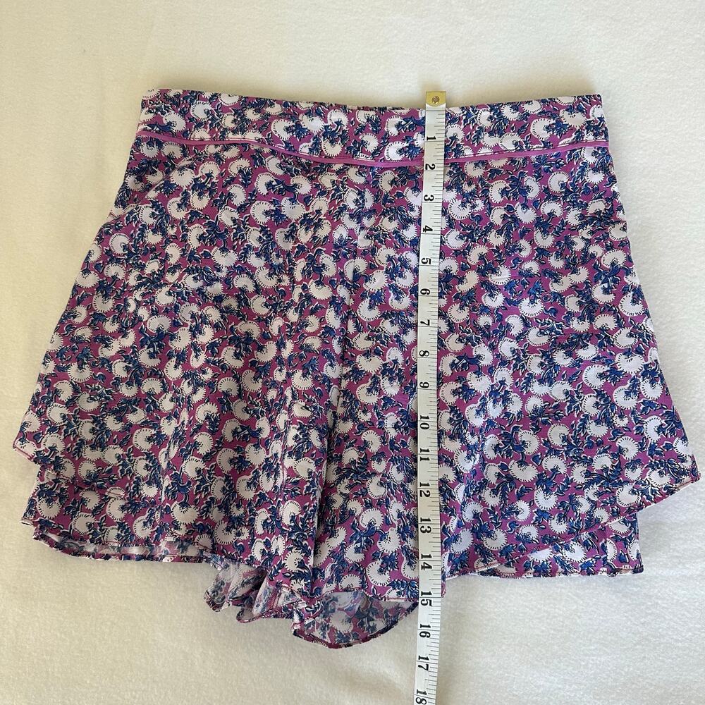Anthropologie Purple Floral Flowy Shorts Size S - Picture 8 of 10